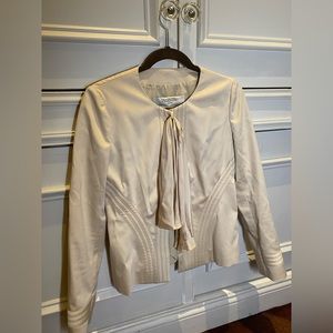 Valentino Blazer with Silk Scarf Detail